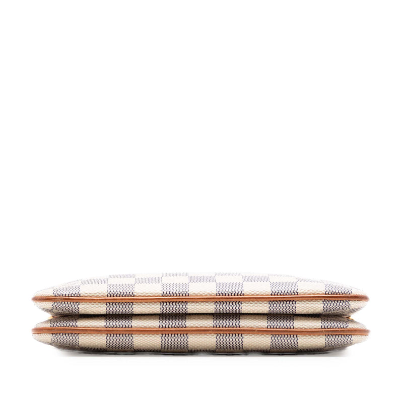 Damier Azur Double Zip Pochette - Image 3