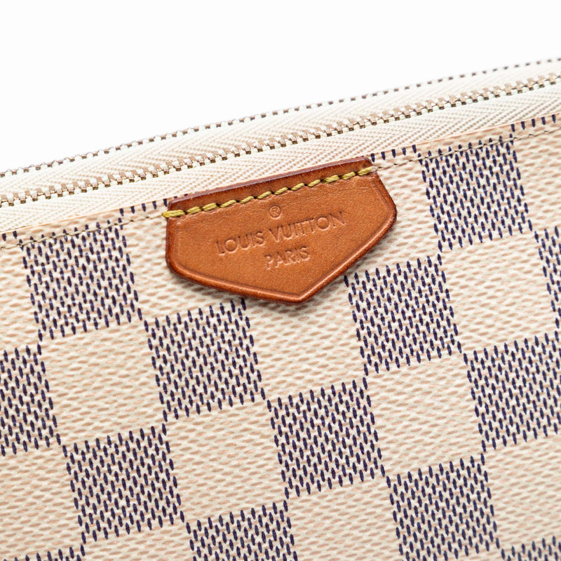Damier Azur Double Zip Pochette - Image 4