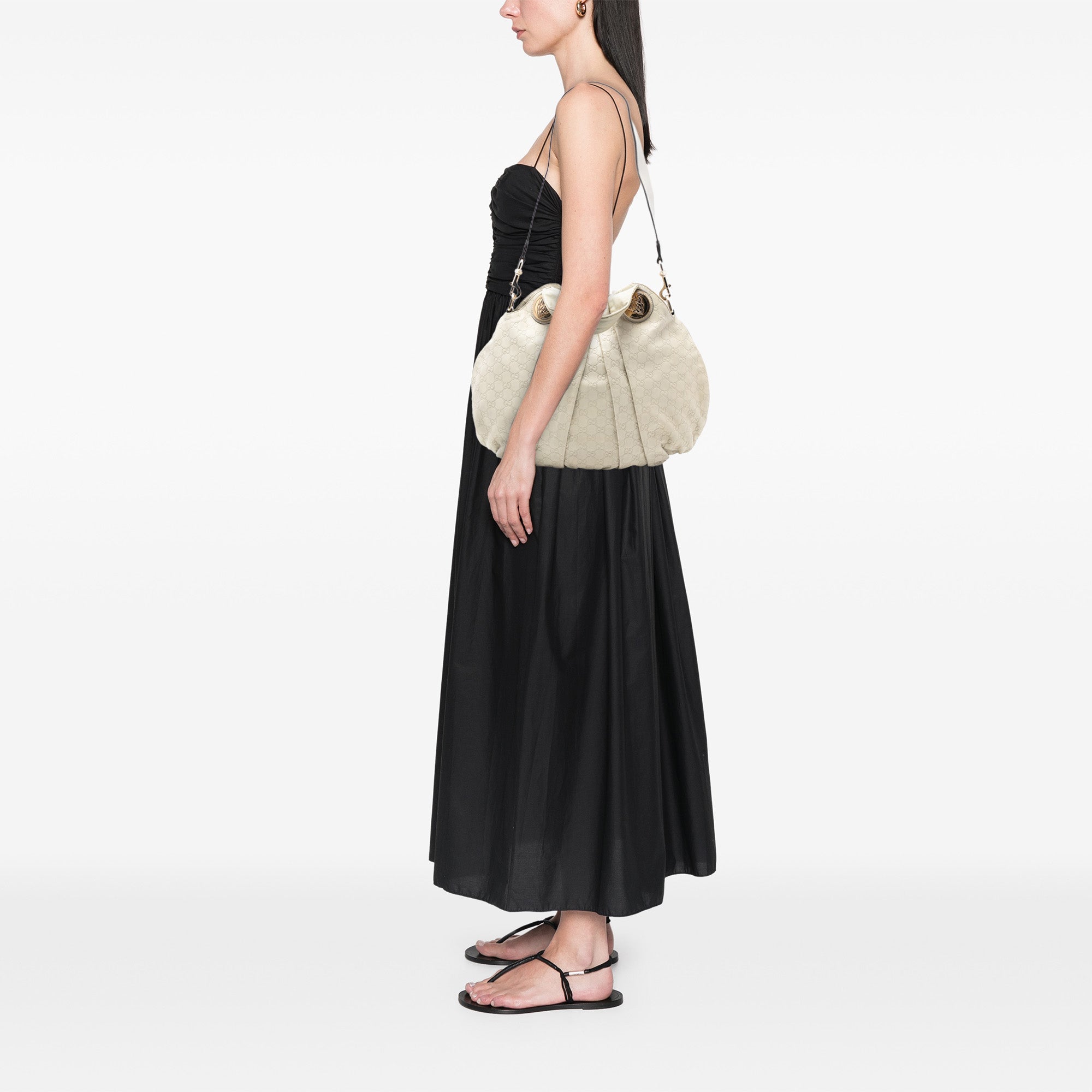 Large Guccissima Hysteria Satchel - Image 7