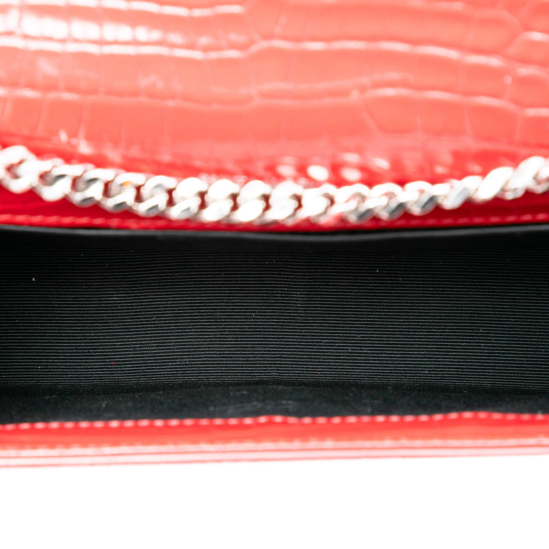 Small Embossed Leather Kate Tassel Crossbody - Image 4