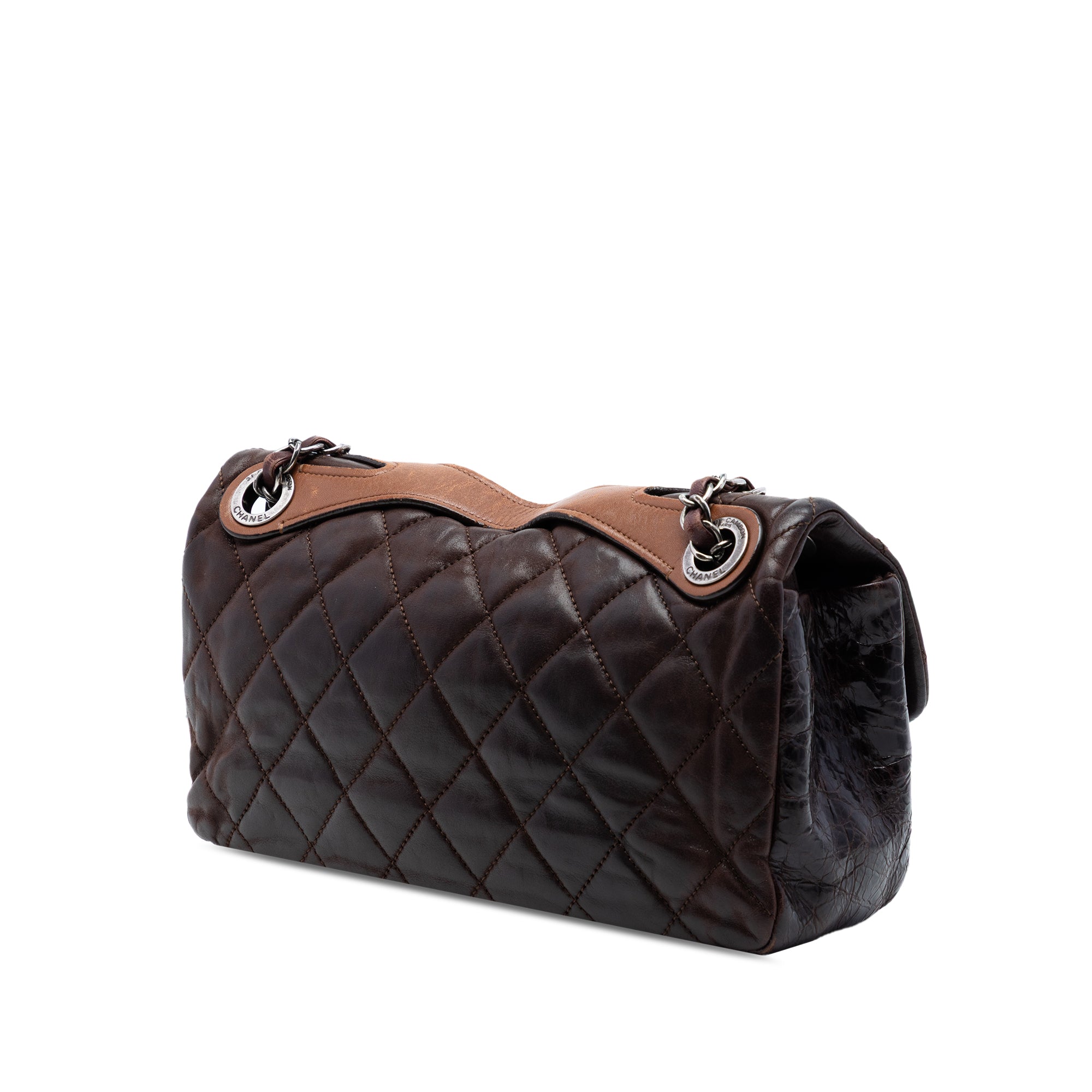 Medium Iridescent Calfskin In the Mix Flap - Image 2