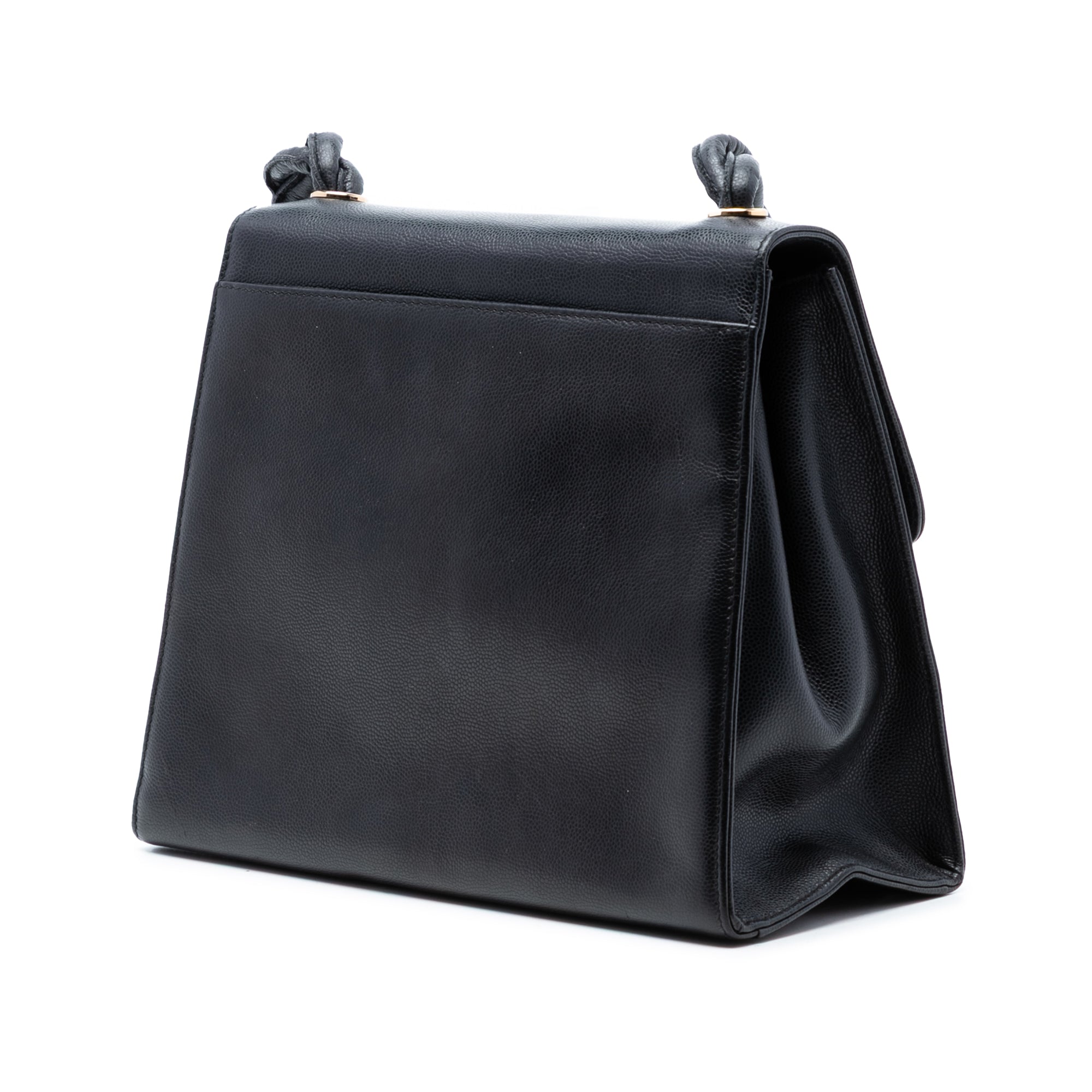 CC Caviar Twisted Strap Shoulder Bag - Image 2