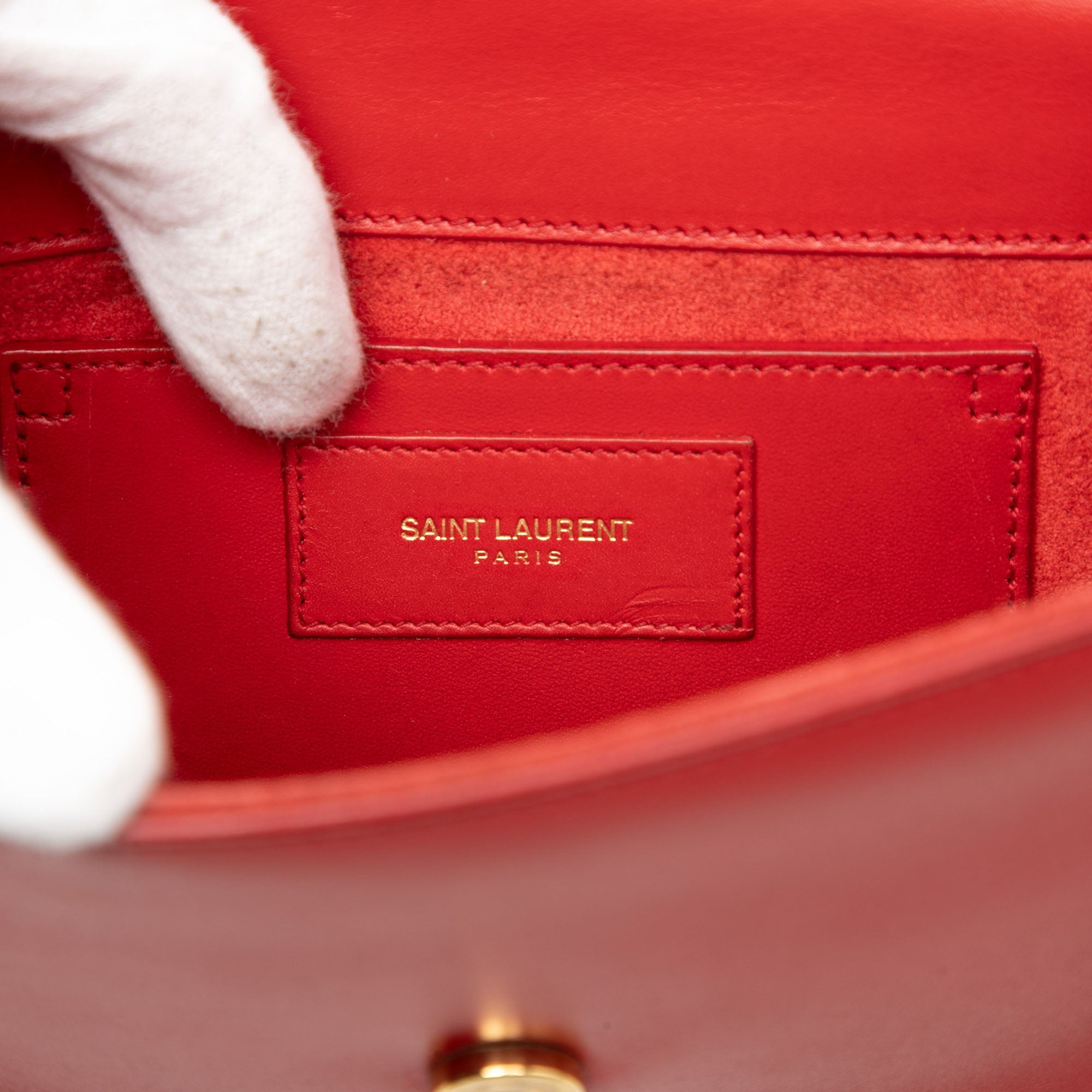 Small Smooth Calfskin Monogram Kate Tassel Crossbody - Image 5