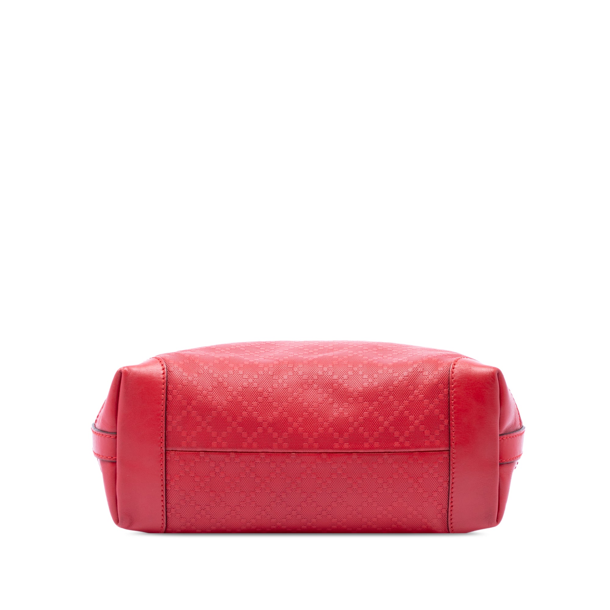 Small Diamante Leather Craft Tote - Image 3