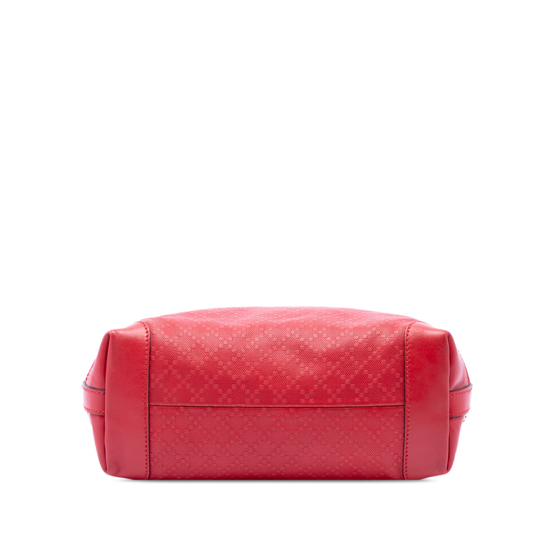 Small Diamante Leather Craft Tote - Image 3