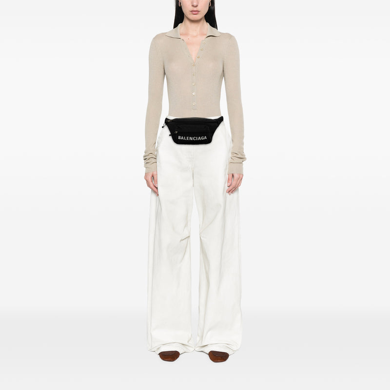 Small Nylon Logo Wheel Belt Bag - Image 7