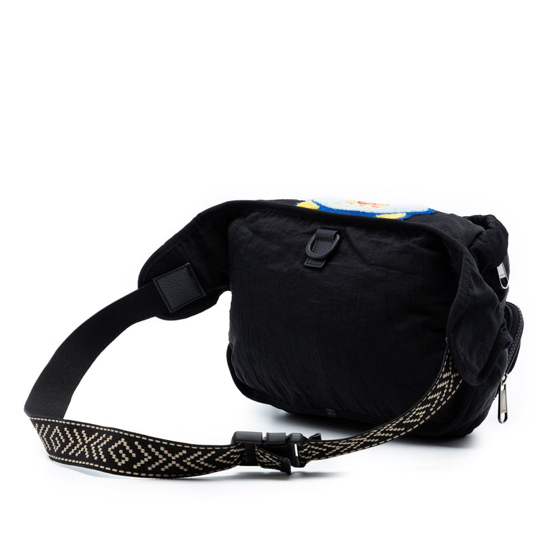 Nylon 80s Patch Convertible Belt Bag - Image 2