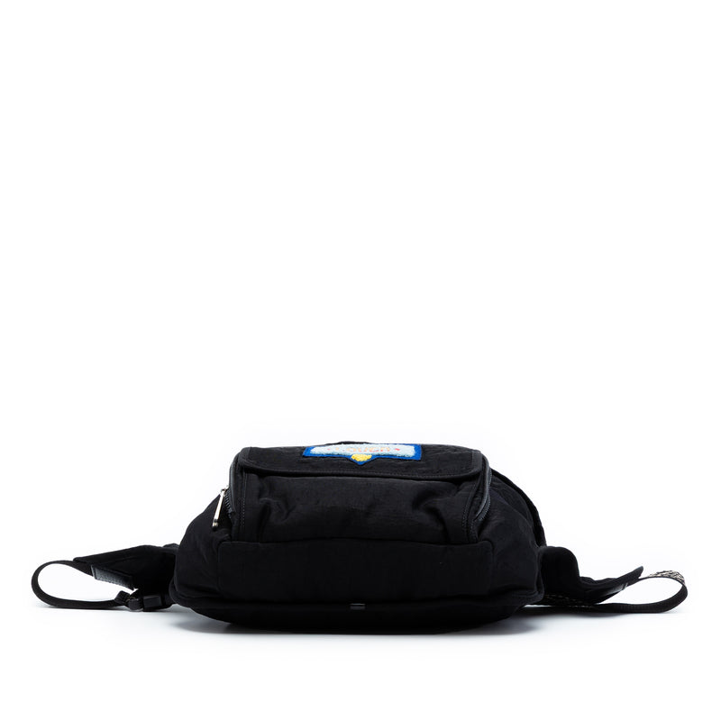 Nylon 80s Patch Convertible Belt Bag - Image 3