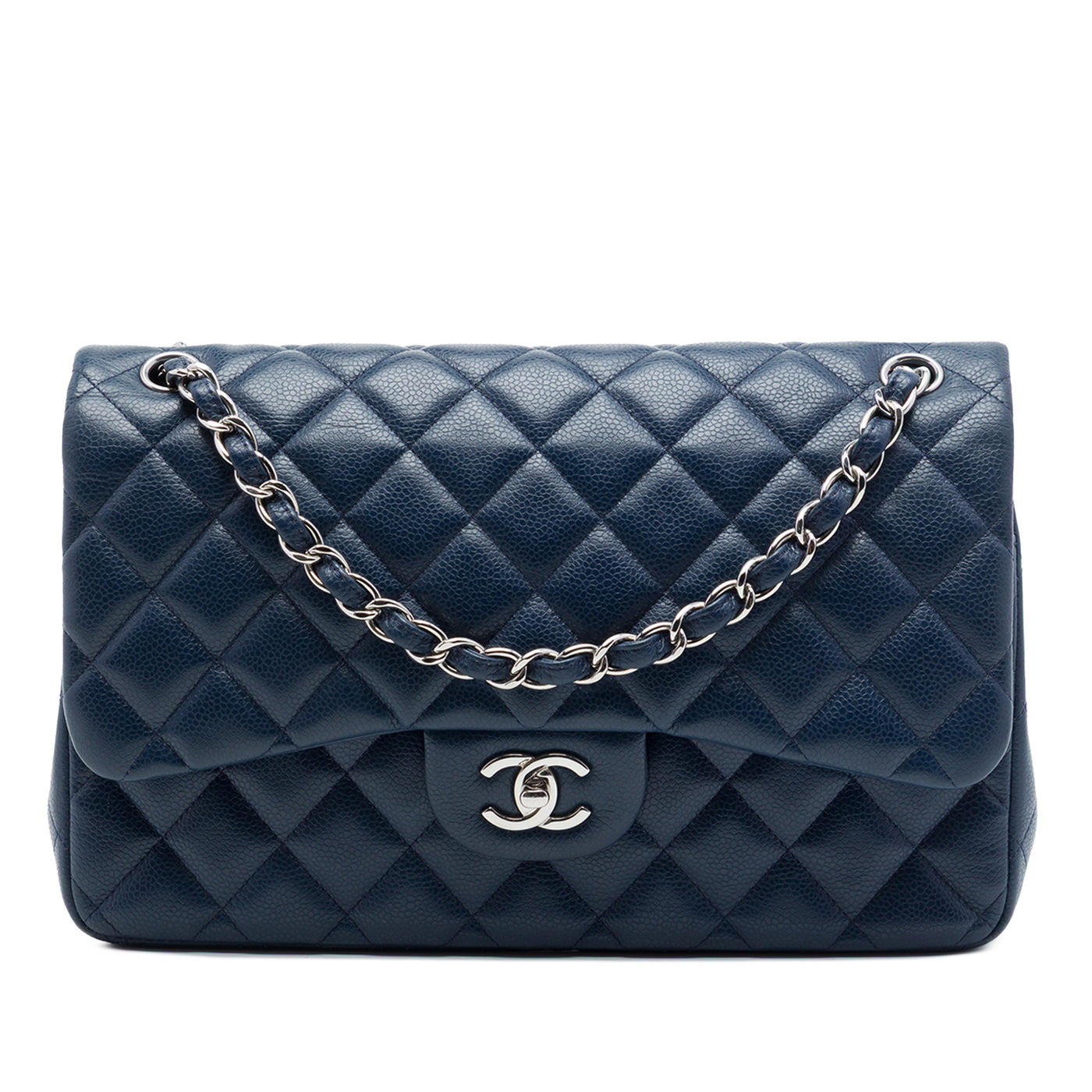 Jumbo Classic Caviar Double Flap - Image 1