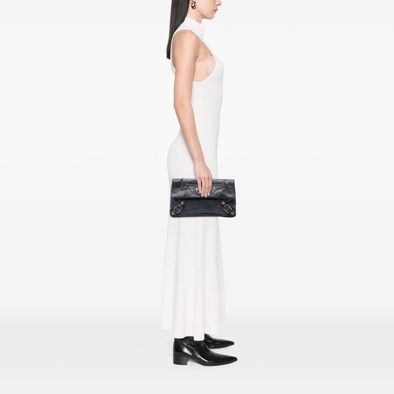 Lambskin Motocross Giant 21 Envelope Clutch - Image 6