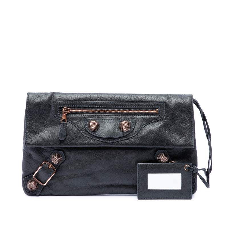 Lambskin Motocross Giant 21 Envelope Clutch - Image 7