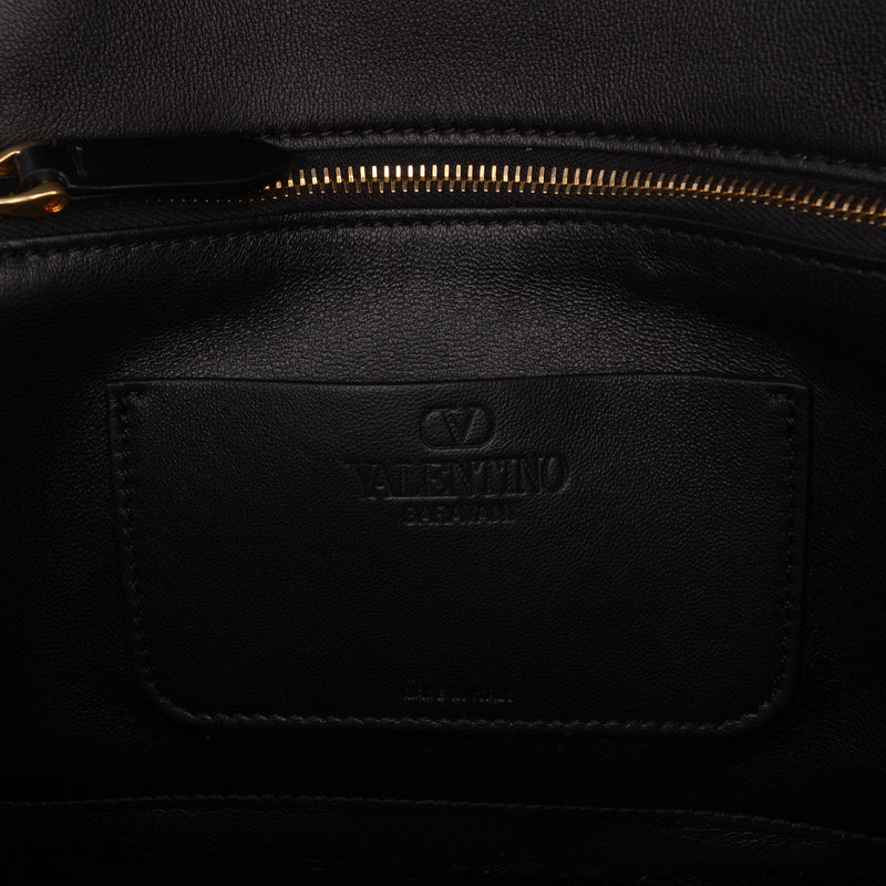 Small Shiny Calfskin VLogo Vain Crossbody - Image 5