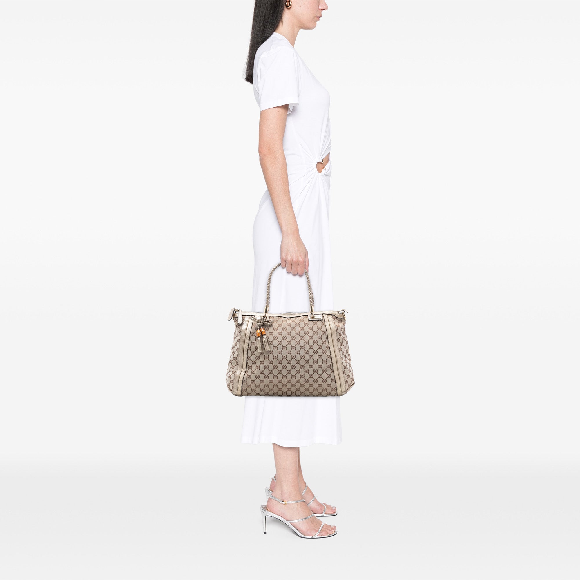 GG Canvas Bella Convertible Tote - Image 7