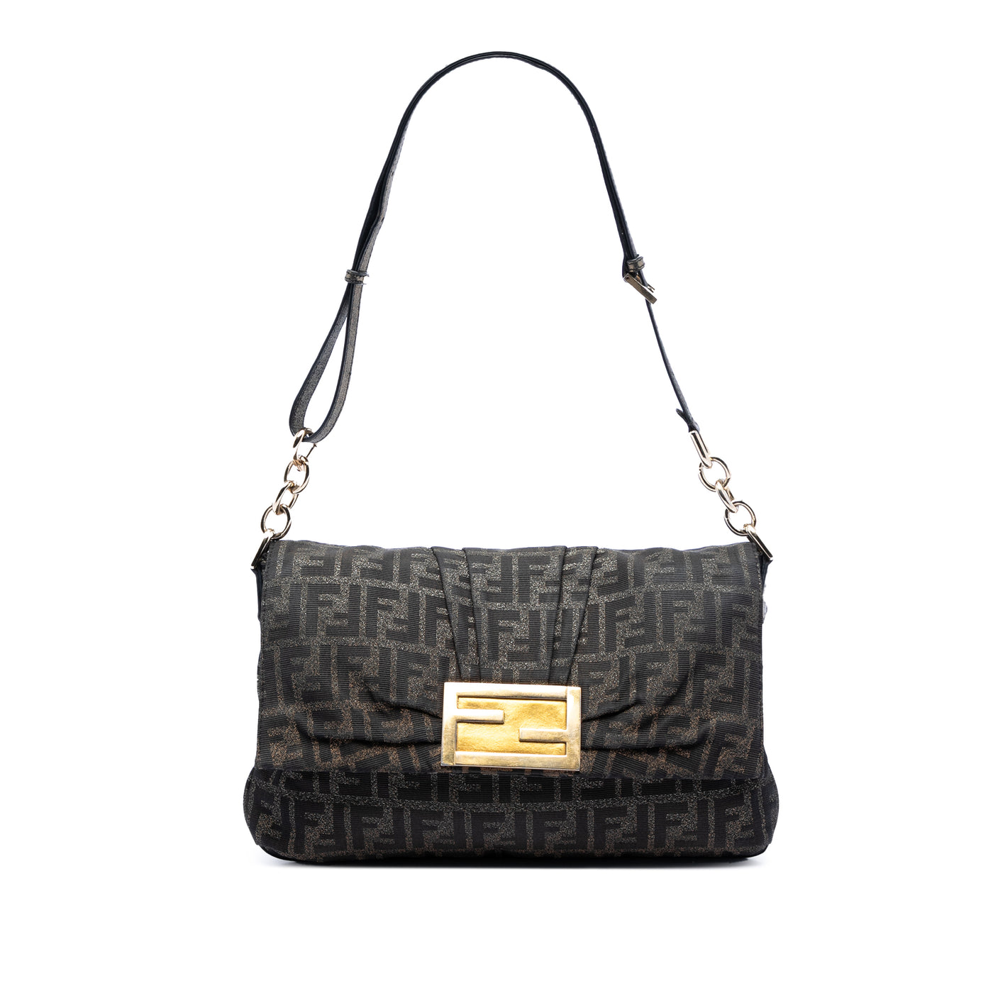 Large Zucca Canvas Mia Flap Shoulder Bag - Image 1