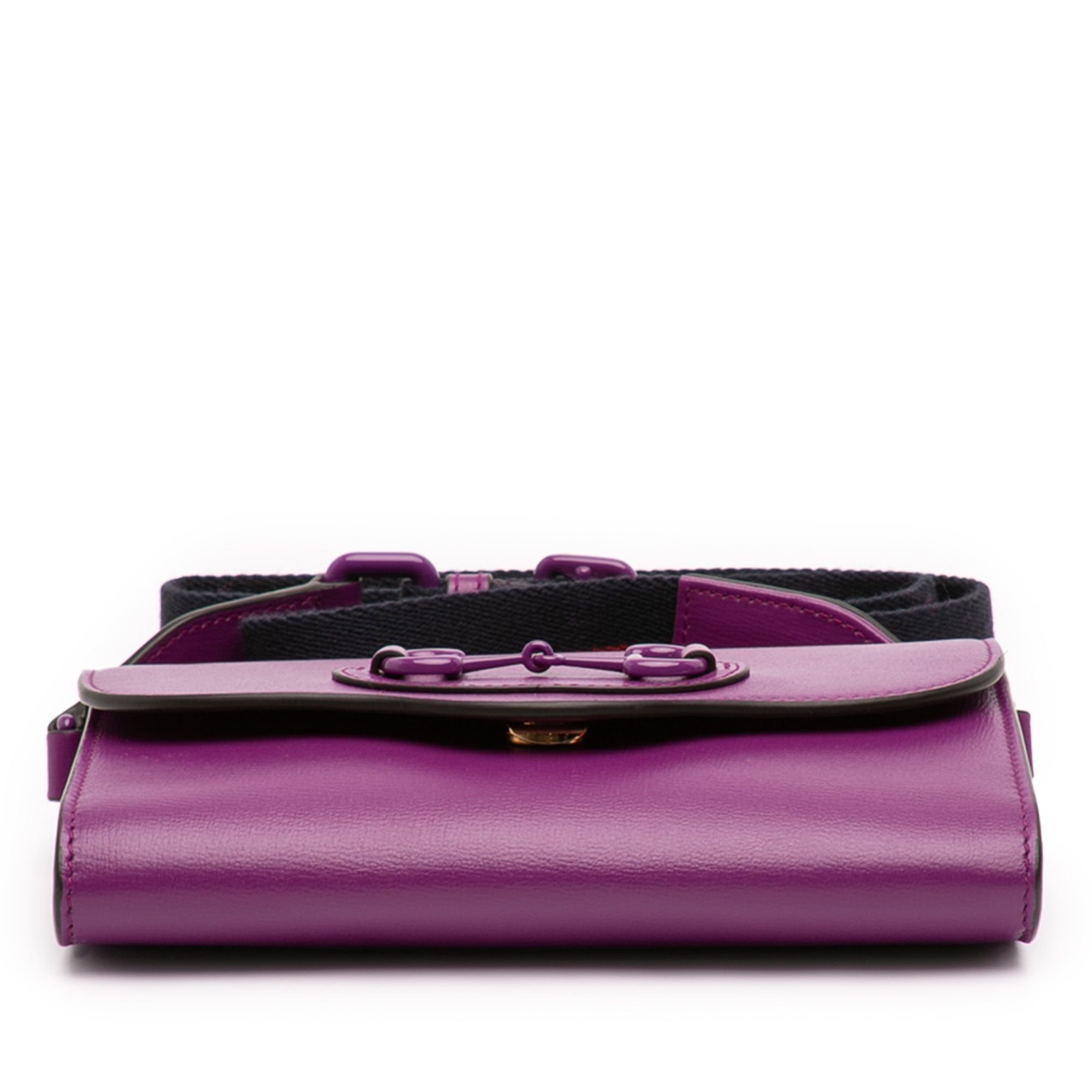 Mini Leather Horsebit 1955 Web Crossbody - Image 3
