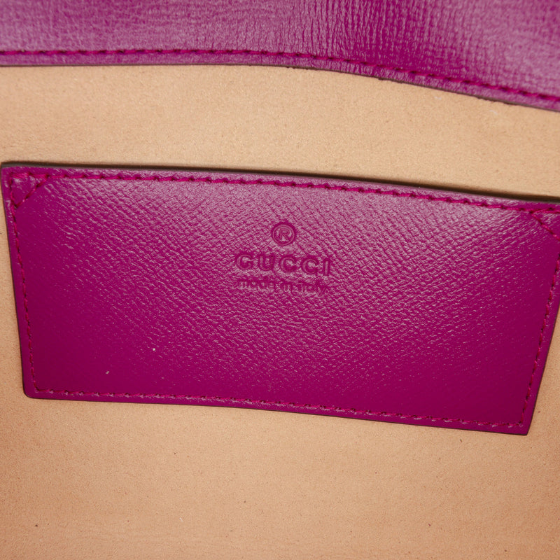 Mini Leather Horsebit 1955 Web Crossbody - Image 5