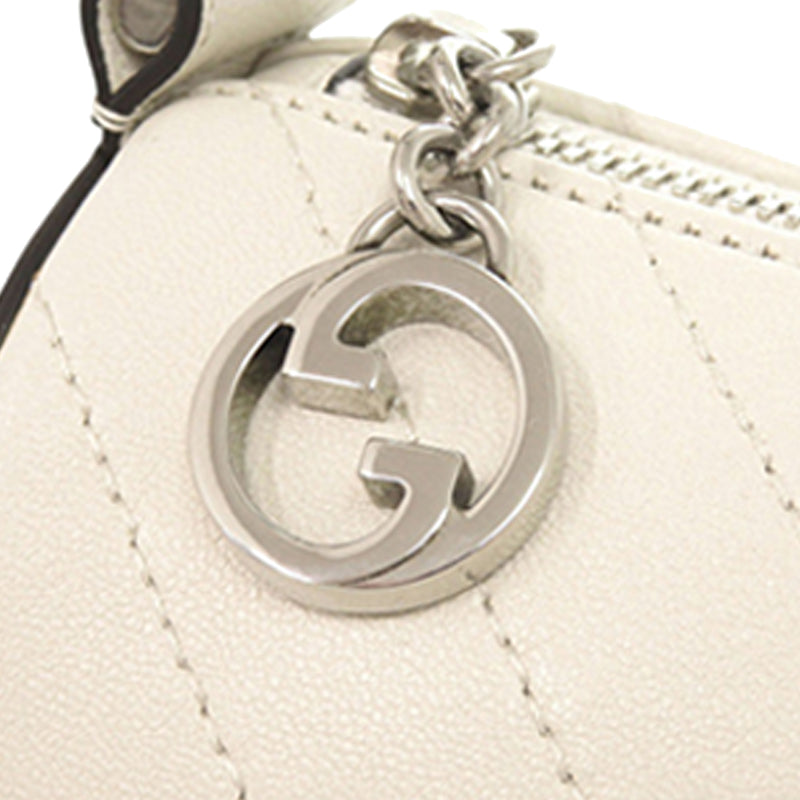 Mini Leather Blondie Barrel Shoulder Bag - Image 15