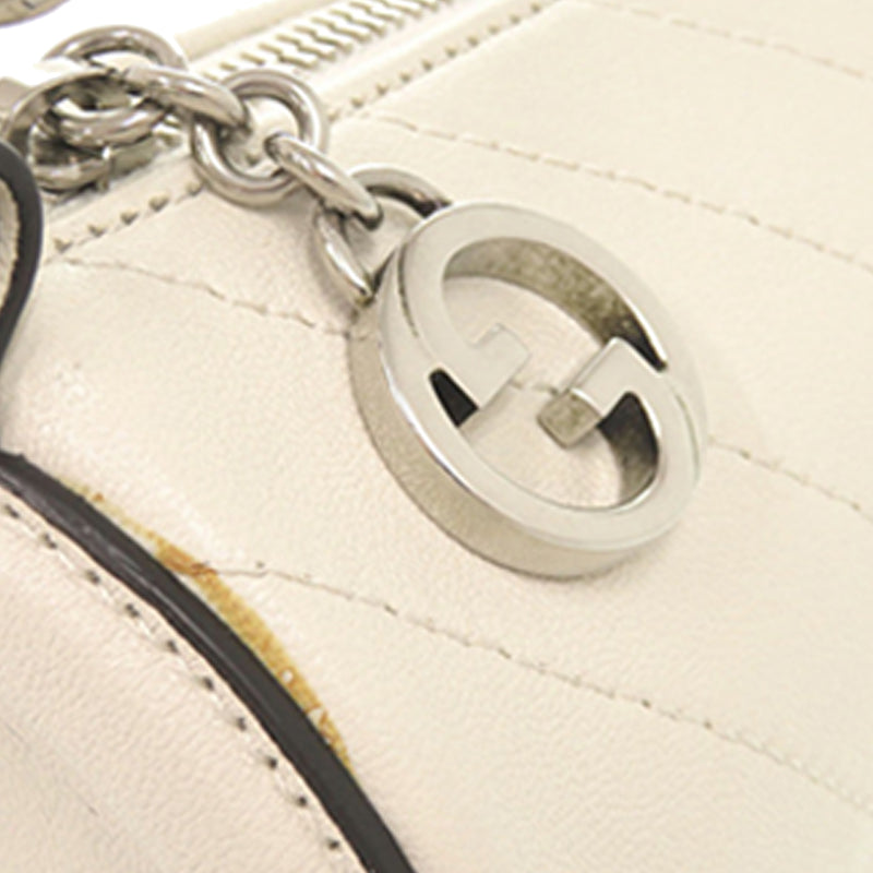 Mini Leather Blondie Barrel Shoulder Bag - Image 16