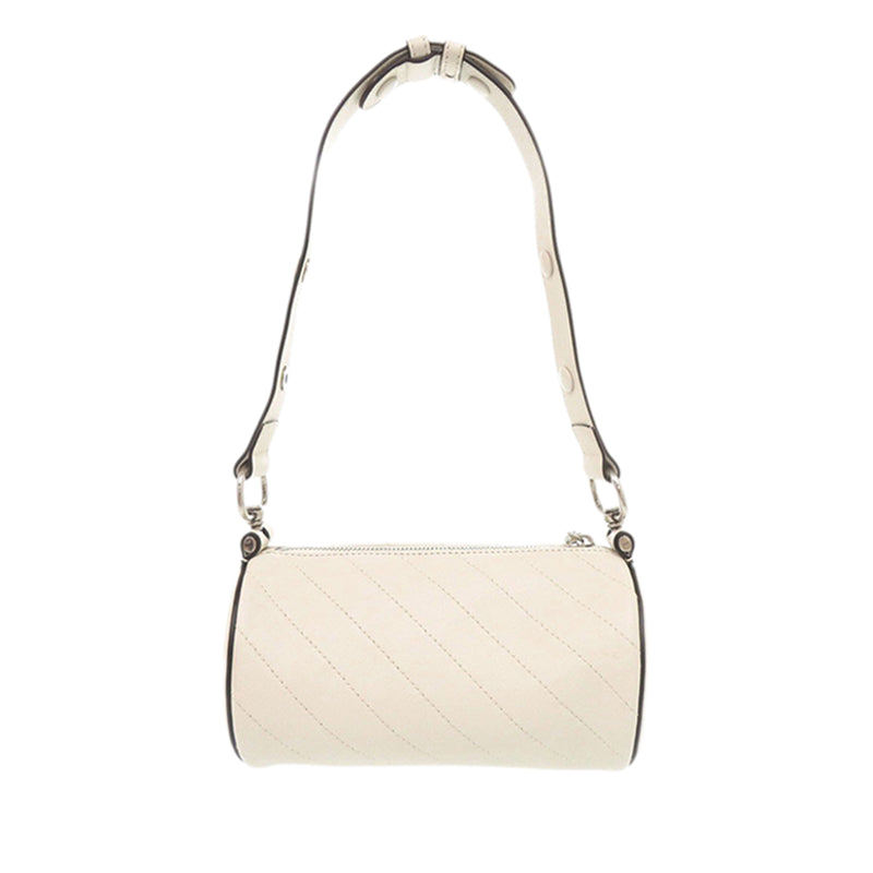Mini Leather Blondie Barrel Shoulder Bag - Image 2