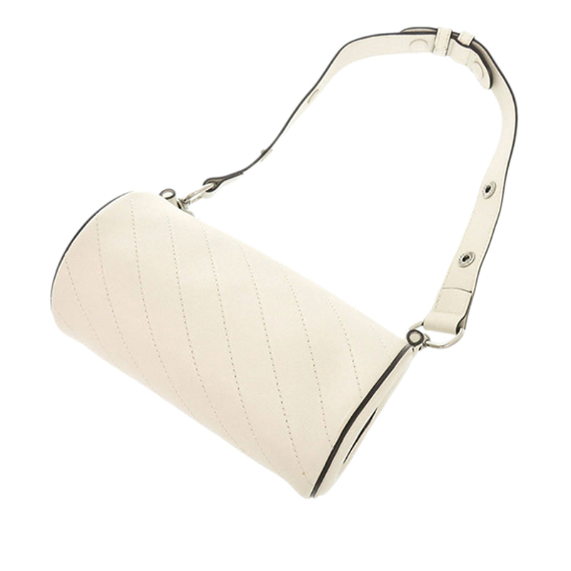 Mini Leather Blondie Barrel Shoulder Bag - Image 3