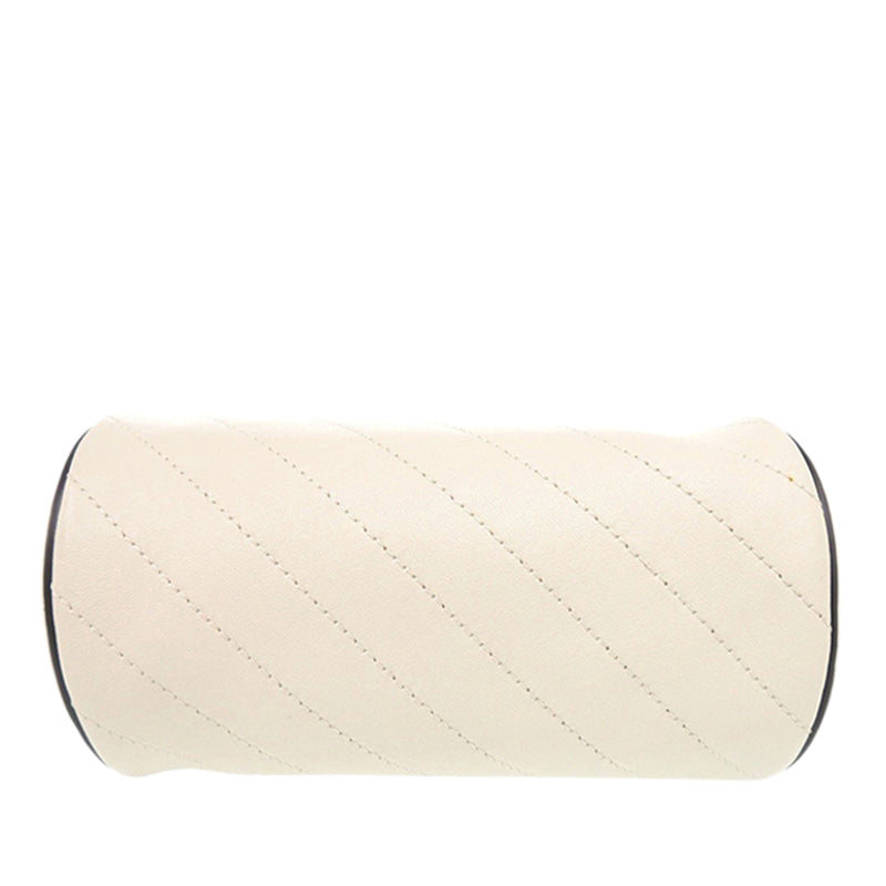 Mini Leather Blondie Barrel Shoulder Bag - Image 4