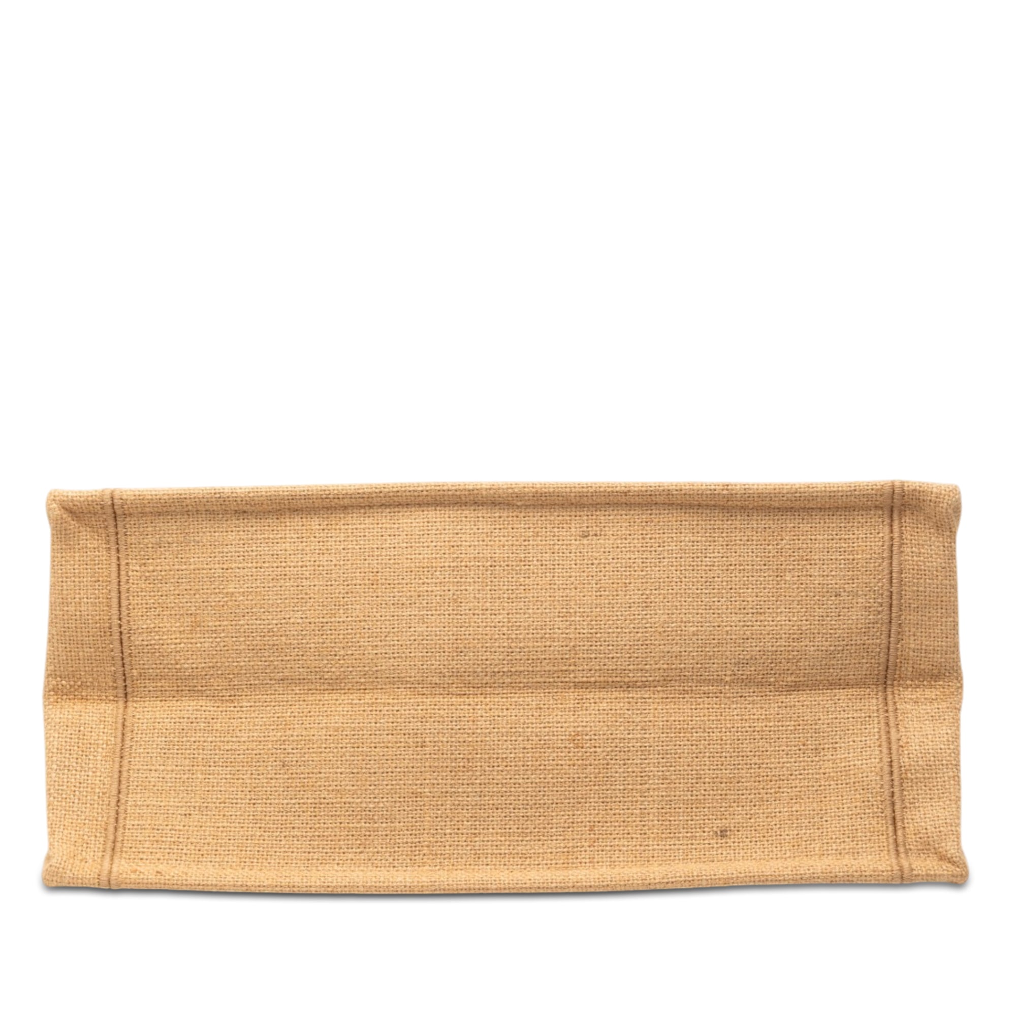 Medium Jute Embroidered Book Tote - Image 3