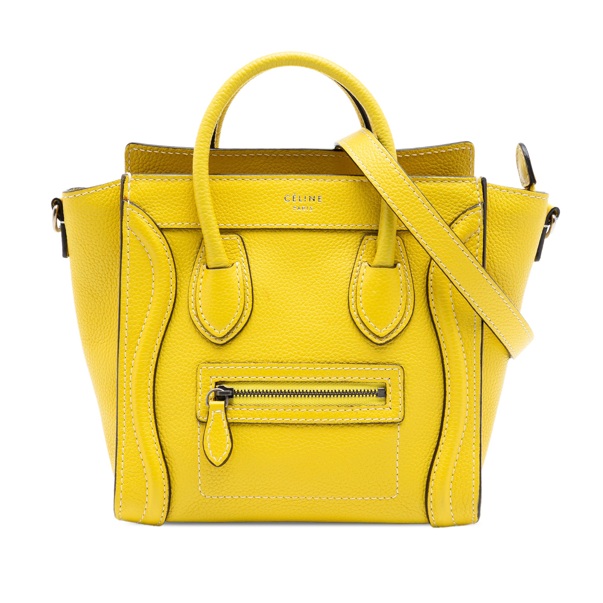 Nano Grained Calfskin Luggage Tote - Image 1
