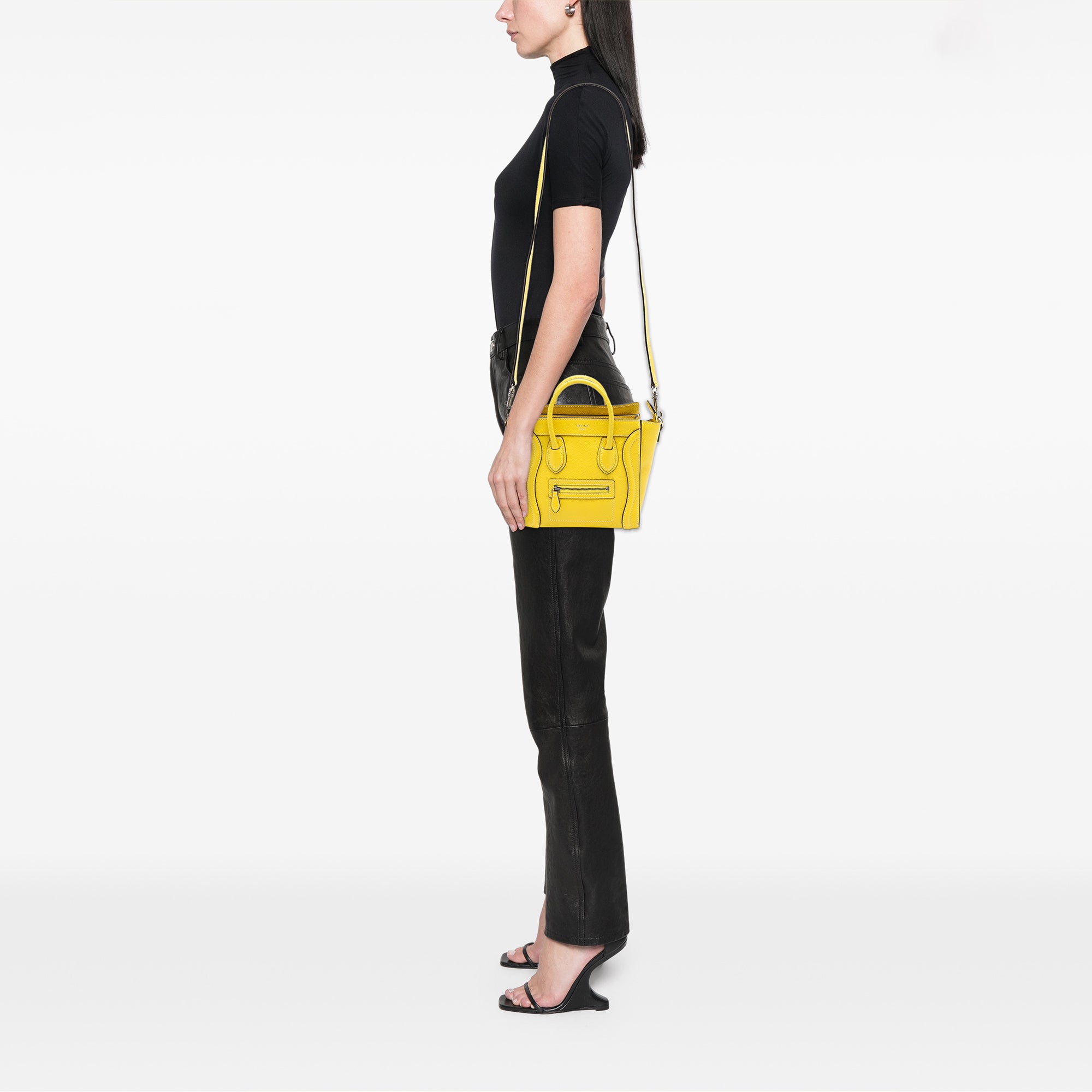 Nano Grained Calfskin Luggage Tote - Image 7
