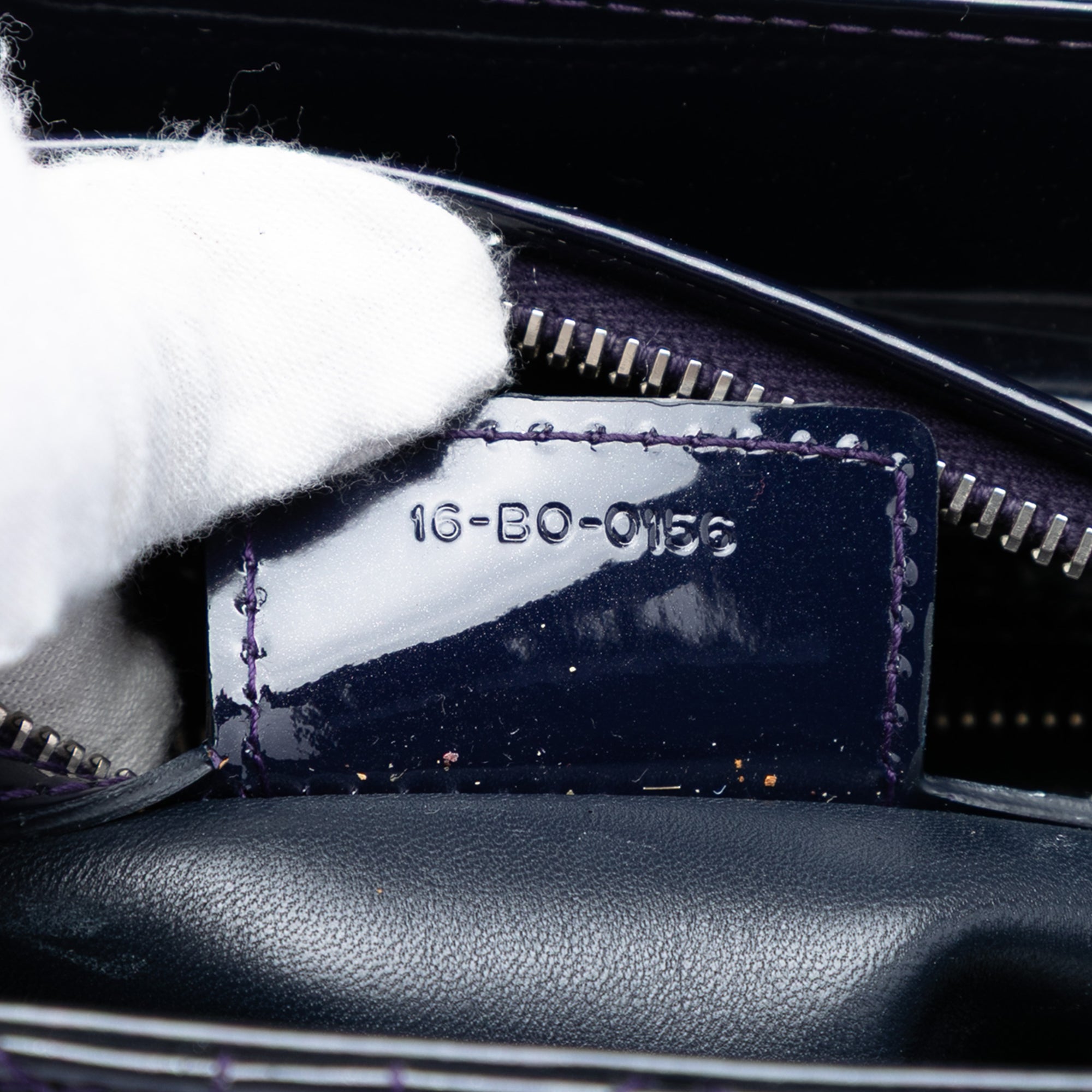 Medium Patent Cannage Lady Dior - Image 6