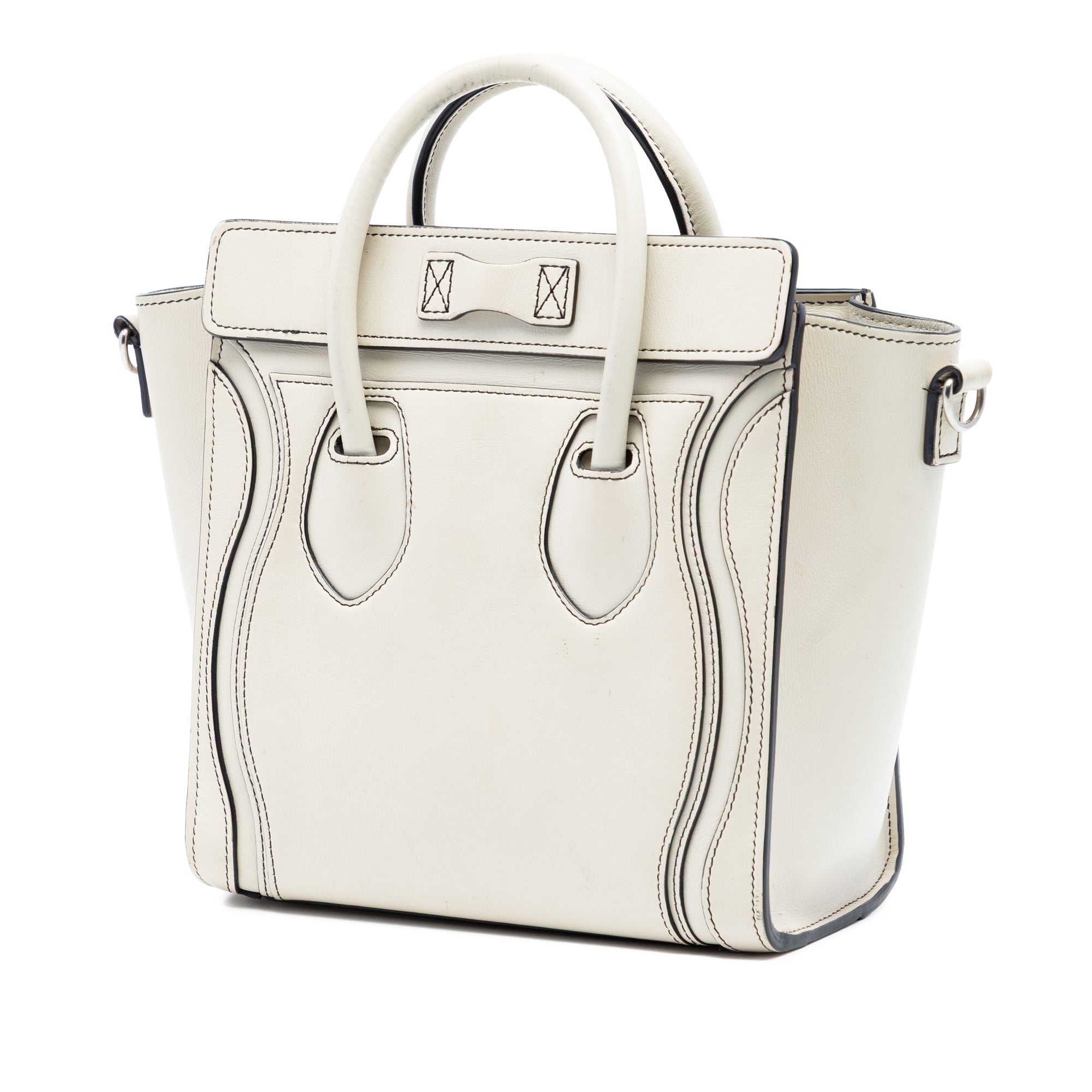 Nano Leather Luggage Tote - Image 2