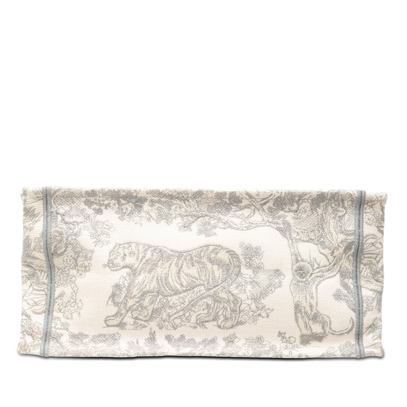 Medium Canvas Embroidered Dioriviera Toile De Jouy Book Tote - Image 3