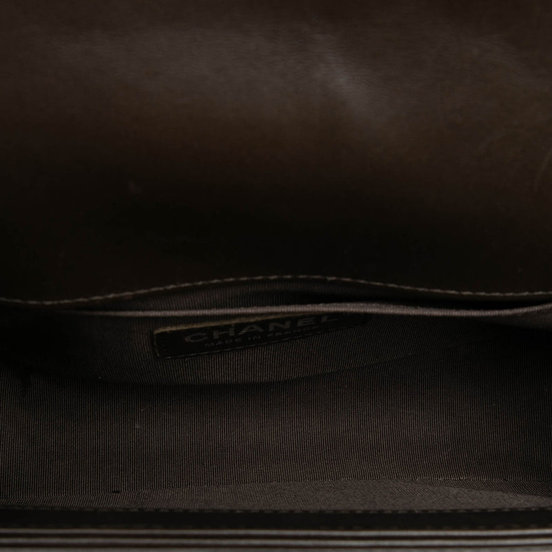 Small Chevron Lambskin Boy Flap - Image 4