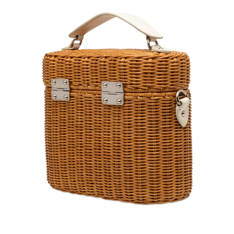 Wicker Top Handle Bag - Image 2