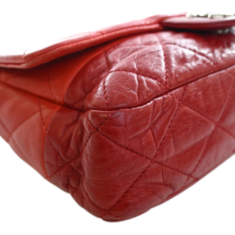 Medium Bicolor Lambskin and Calfskin CC Chain Flap - Image 12