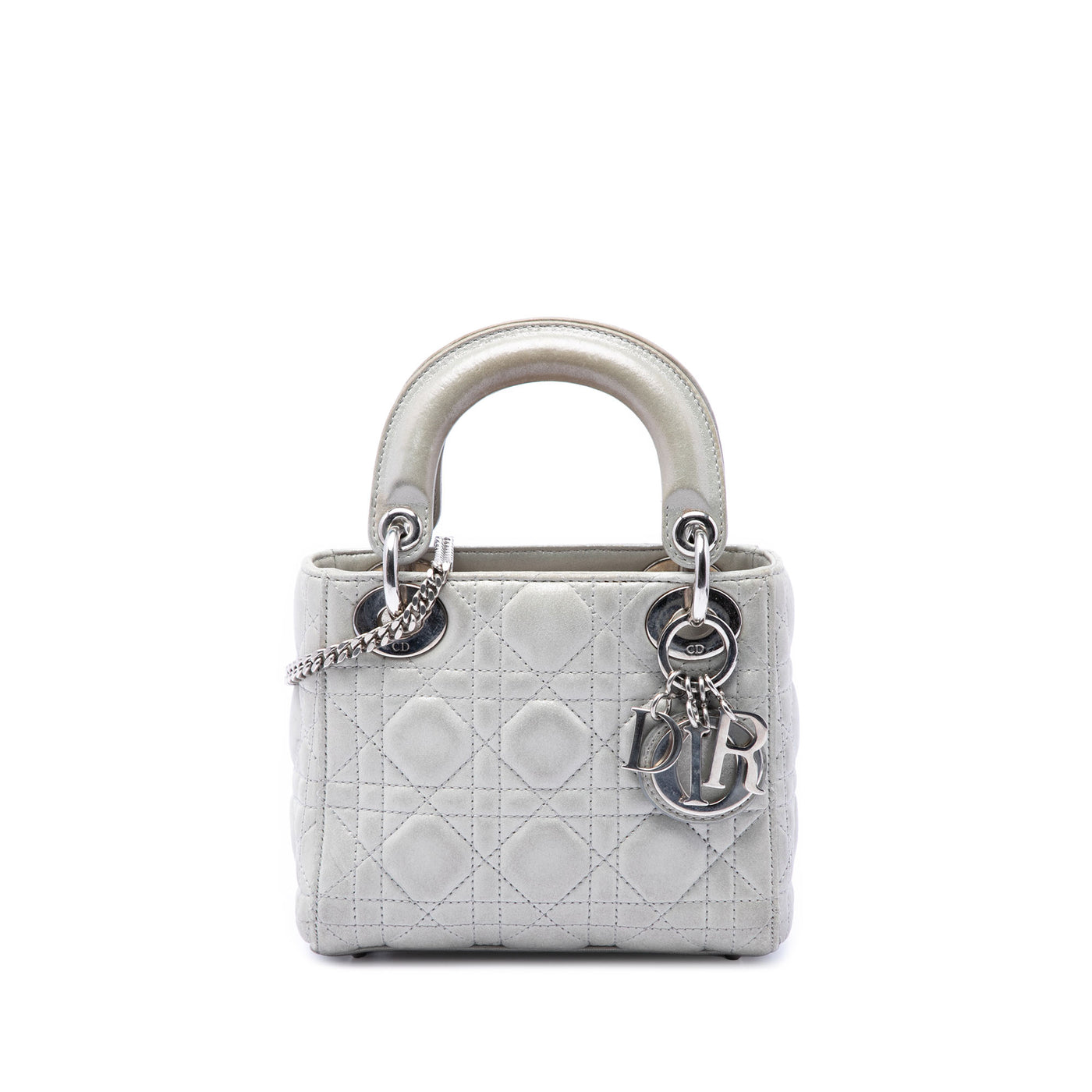 Mini Iridescent Lambskin Cannage Lady Dior - Image 1
