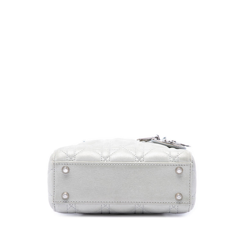 Mini Iridescent Lambskin Cannage Lady Dior - Image 3