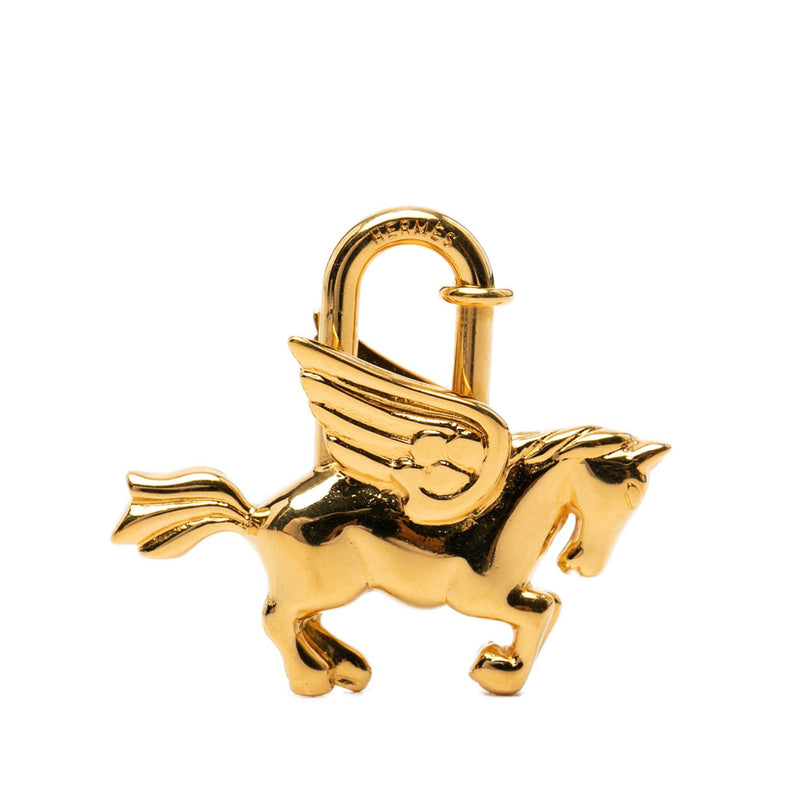 Gold Plated Pegasus Cadena Lock Charm - Image 2