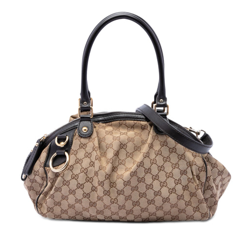 GG Canvas Sukey Satchel - Image 1
