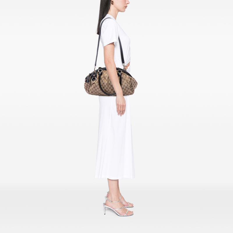 GG Canvas Sukey Satchel - Image 6
