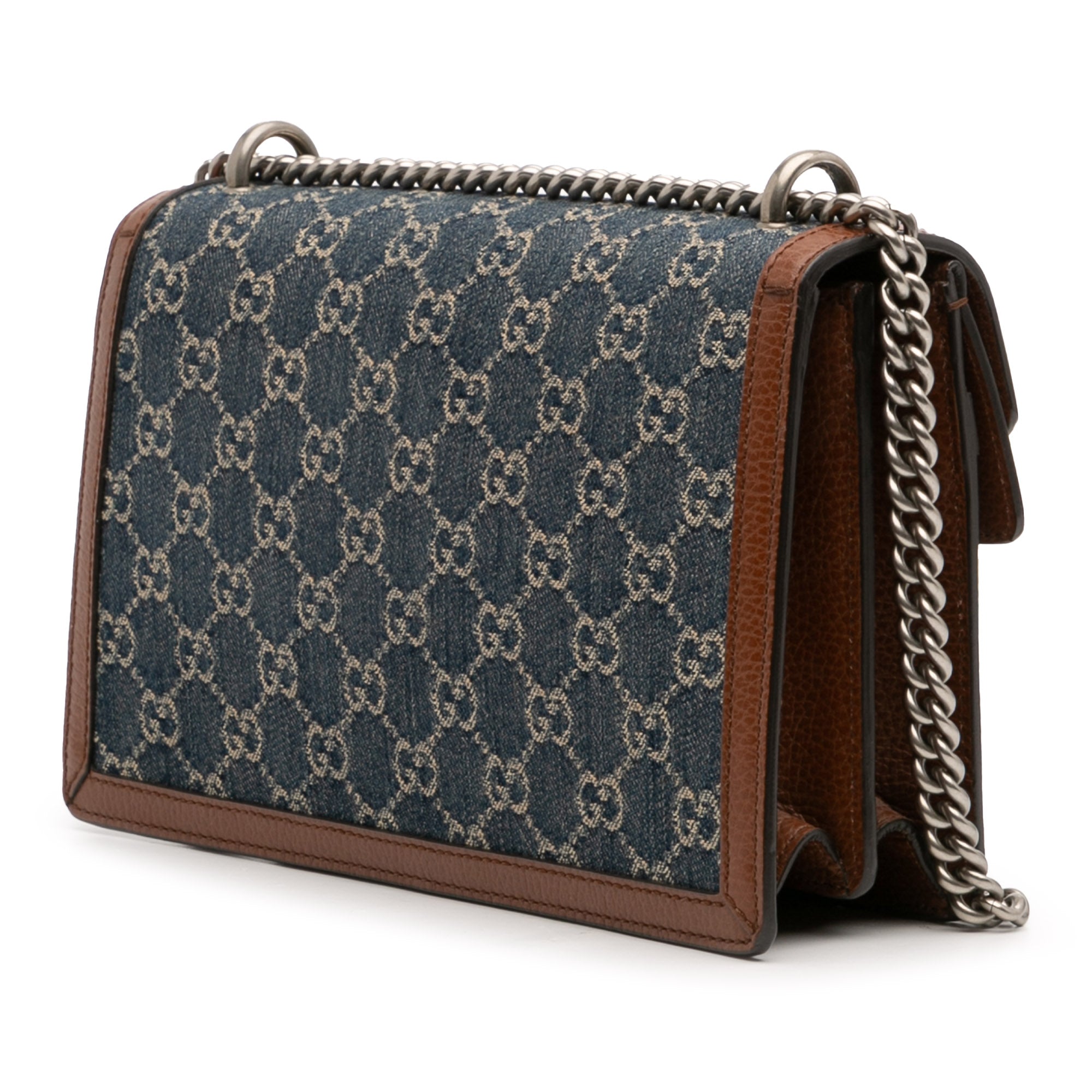 Medium GG Denim Dionysus Shoulder Bag - Image 2