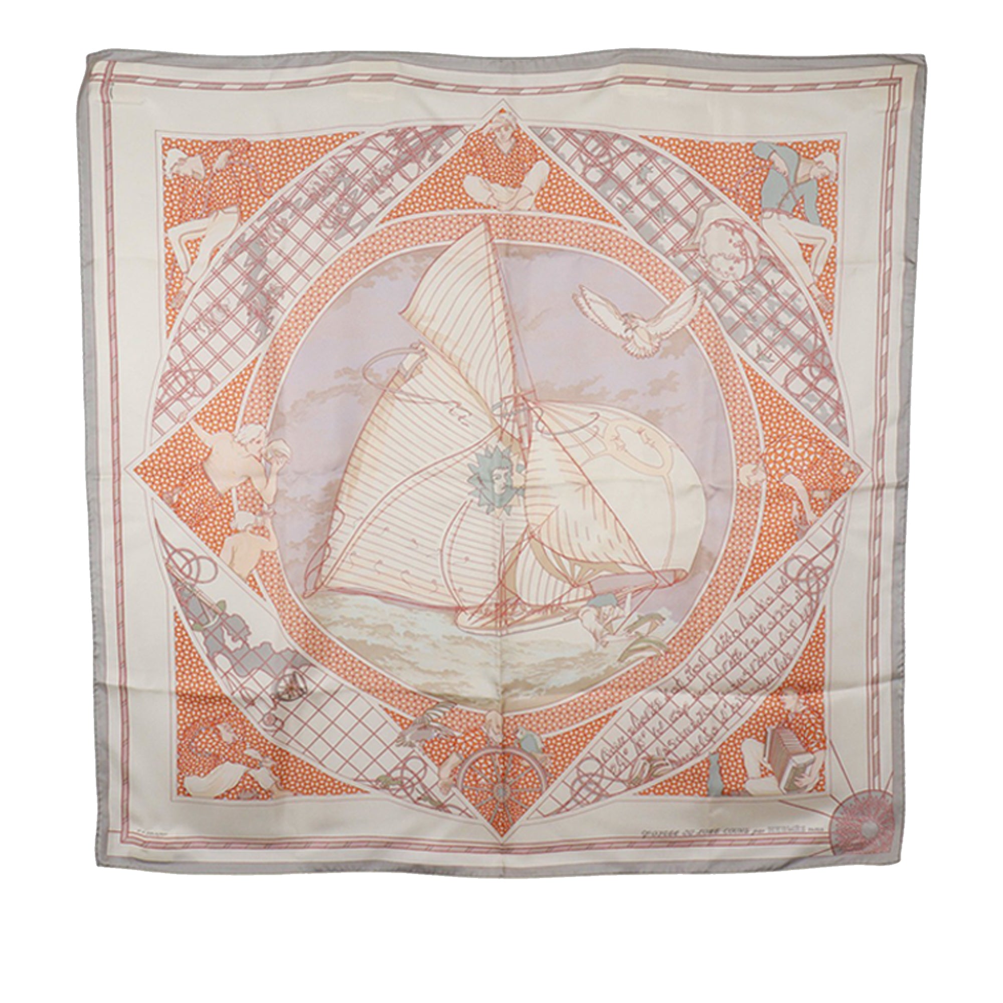 Voyage Au Long Cours Silk Scarf 90 - Image 1