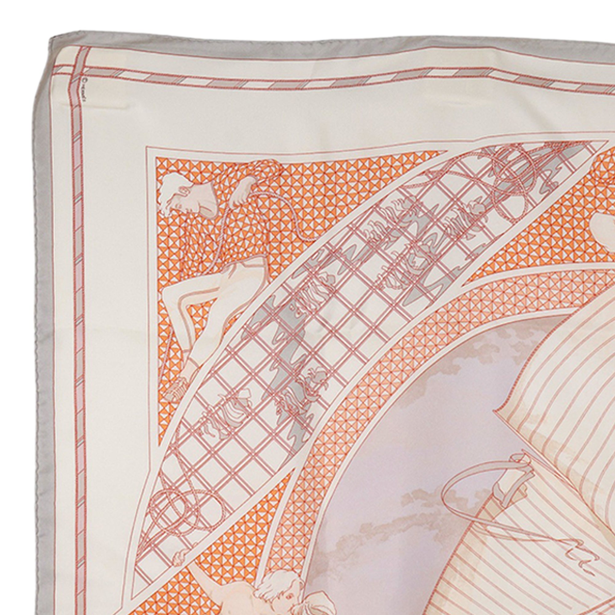 Voyage Au Long Cours Silk Scarf 90 - Image 3