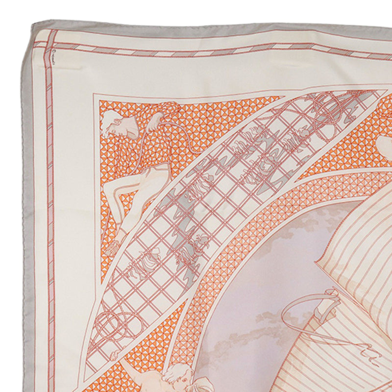 Voyage Au Long Cours Silk Scarf 90 - Image 3