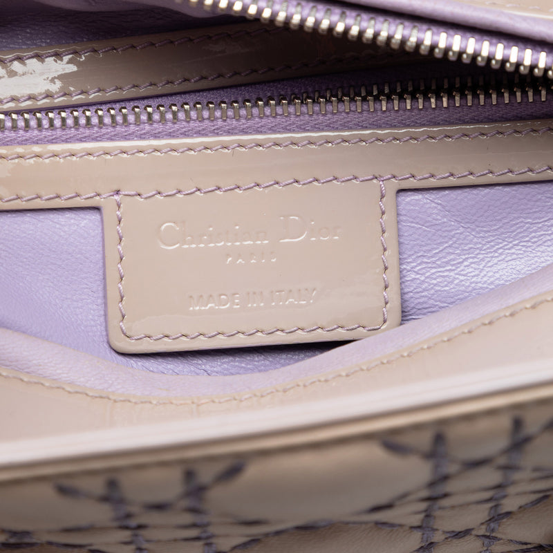 Medium Lambskin Cannage Stitched Lady Dior - Image 5