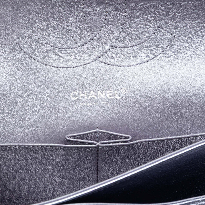 Jumbo Classic Metallic Lambskin Double Flap - Image 5