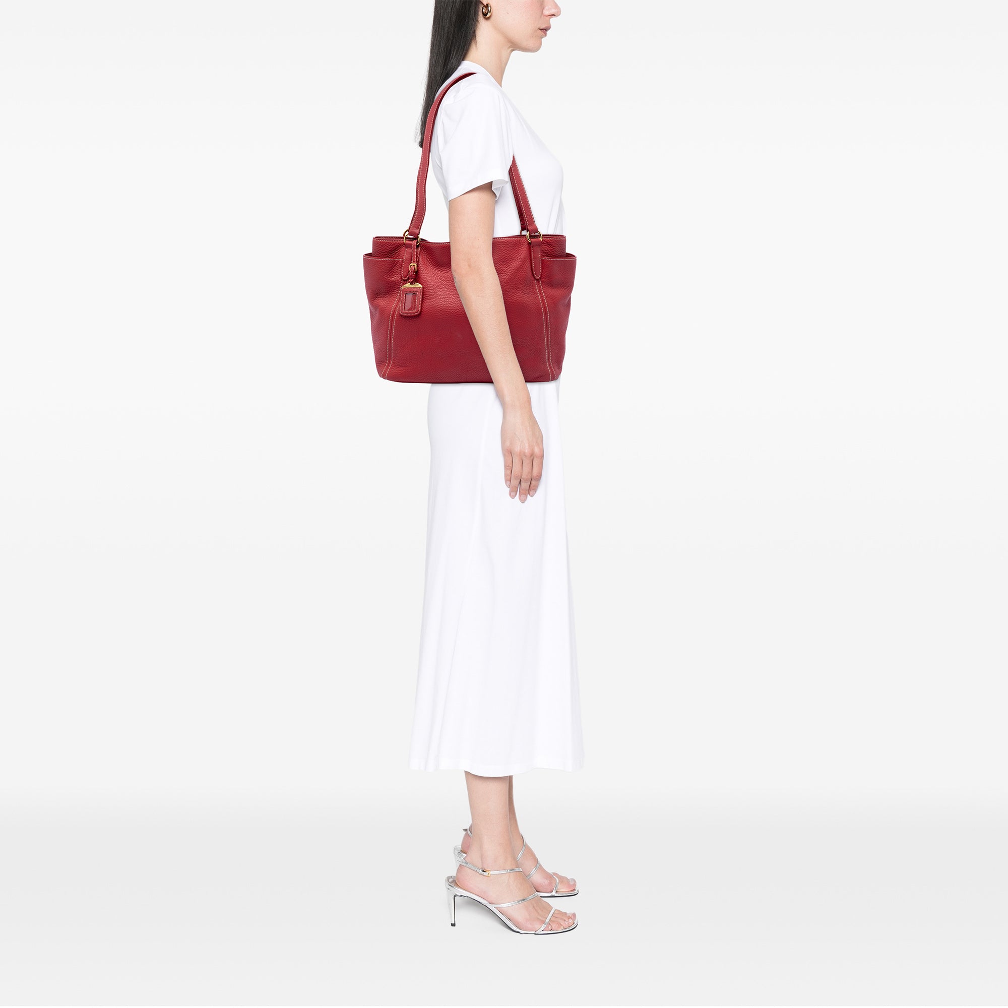 VItello Daino Double Pocket Tote - Image 6