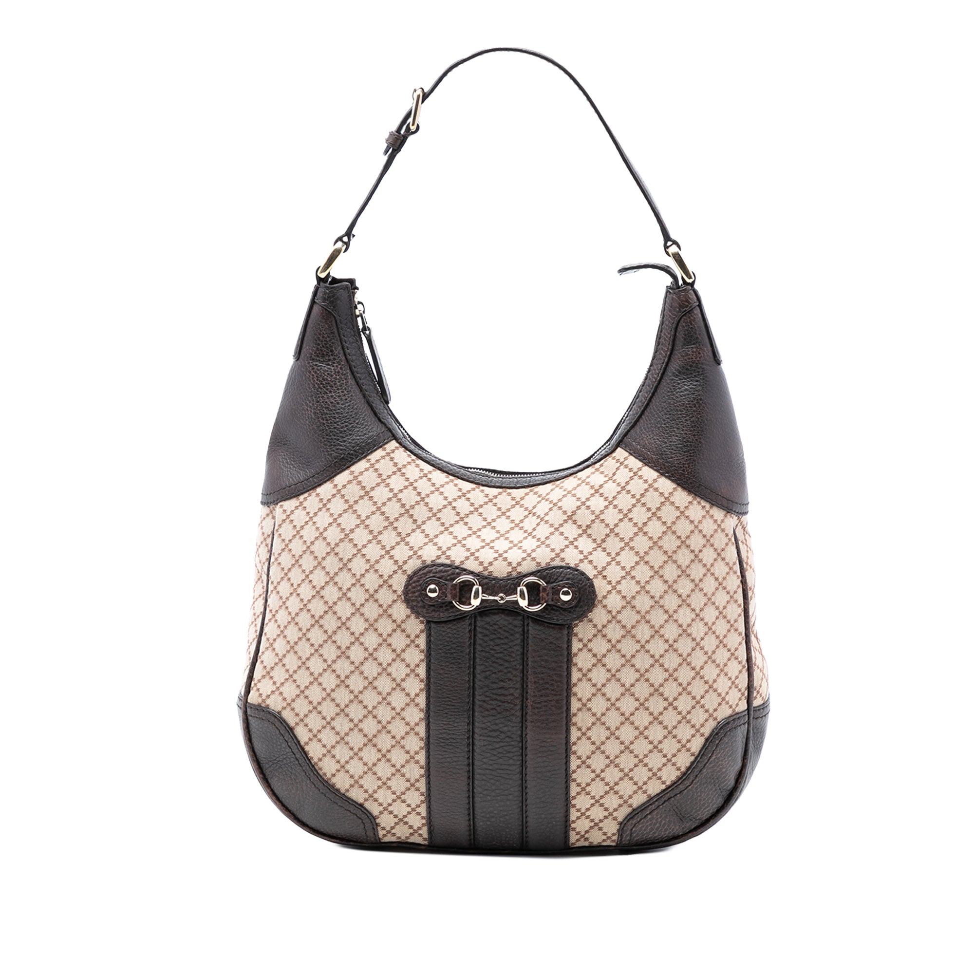 Diamante Canvas Catherine Shoulder Bag - Image 1