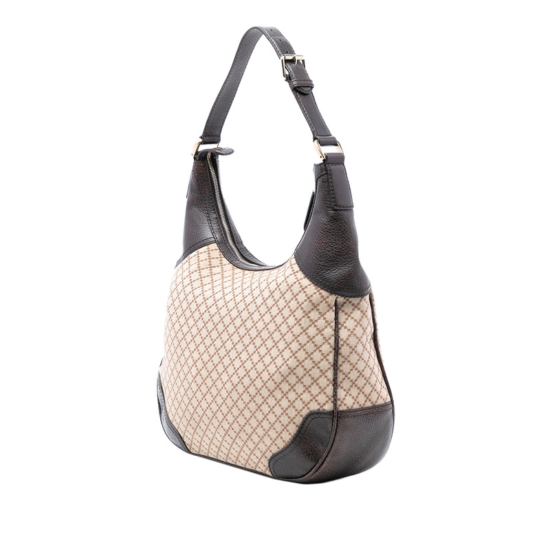 Diamante Canvas Catherine Shoulder Bag - Image 2