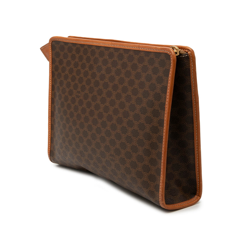 Macadam Coated Canvas Clutch - Image 2
