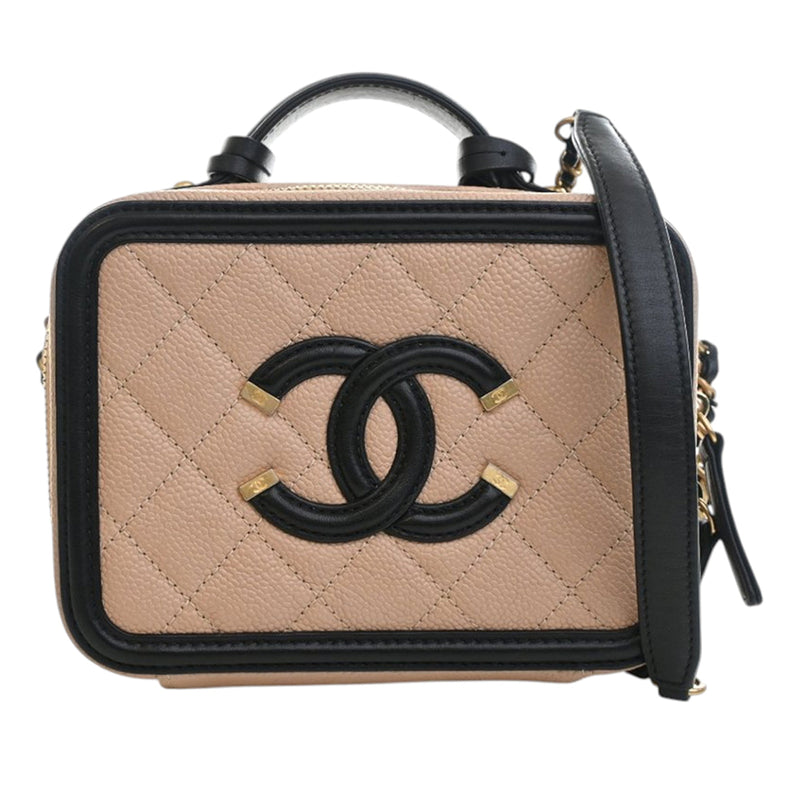 Small Caviar CC Filigree Vanity Case